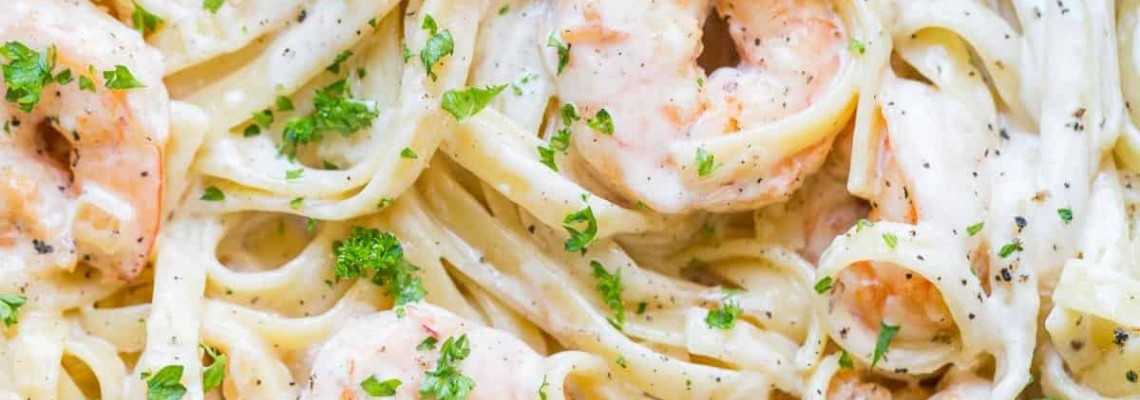 New Recipe - Creamy Shrimp Pasta