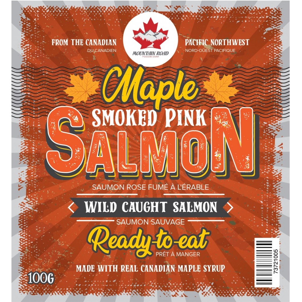 Maple Smoked Pink Salmon - Single pack (100 g)