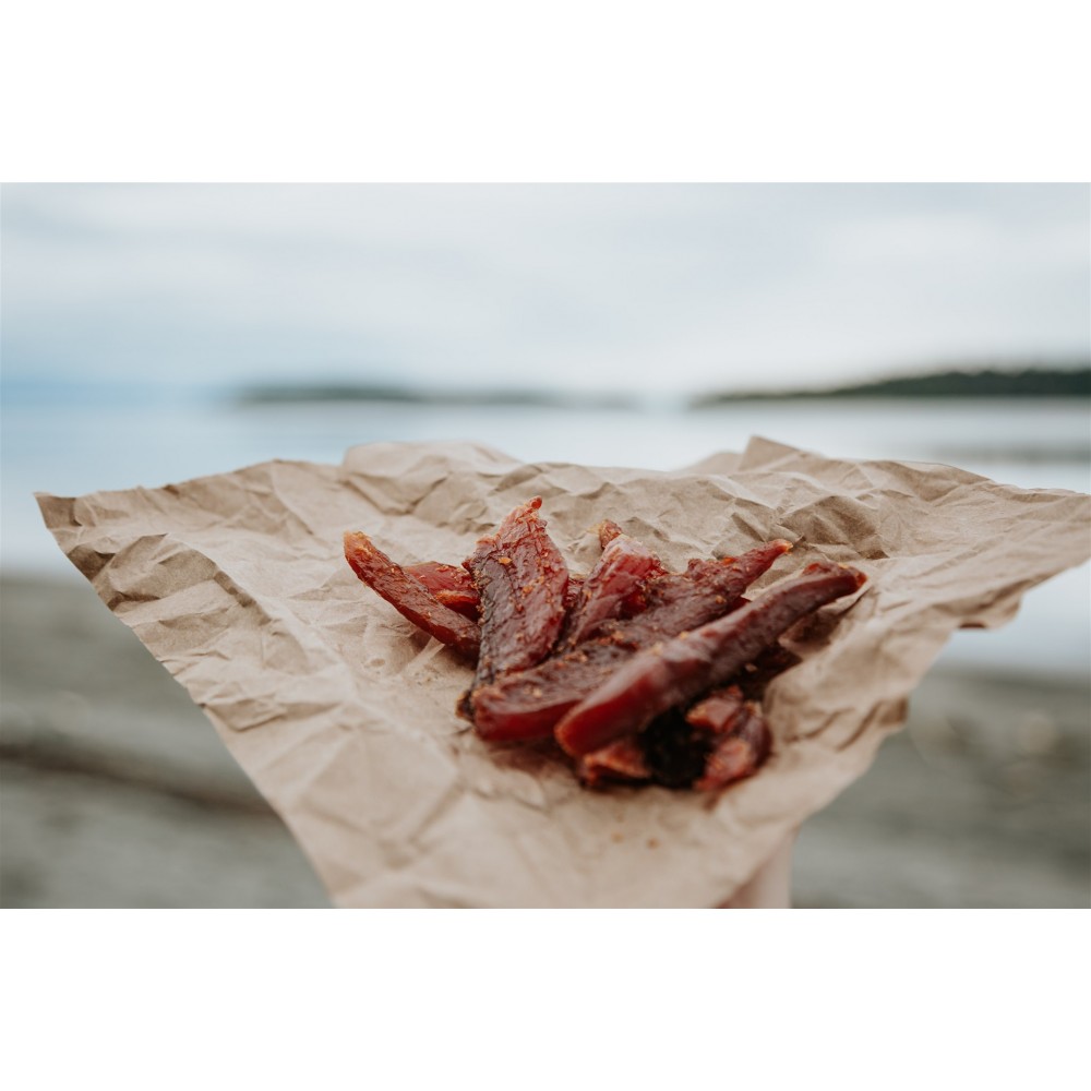 Candied Salmon Jerky - Maple