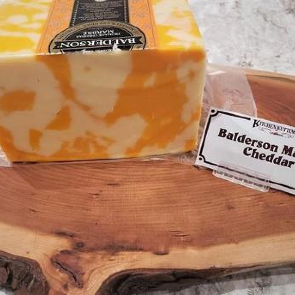 Fresh Cut Balderson Marble Cheese - per lb